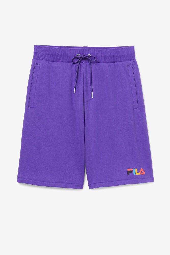 Fila Donaver Purple Shorts Mens - NZ 71365-WQVN